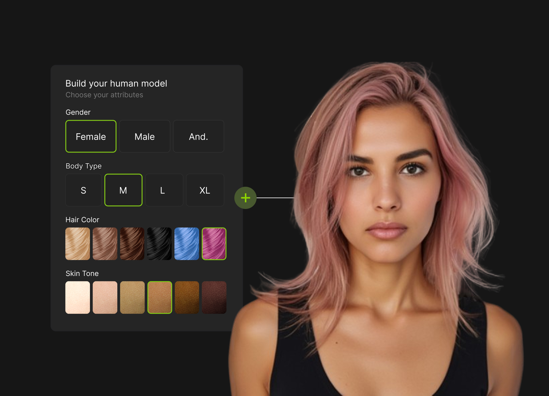 AI model builder interface